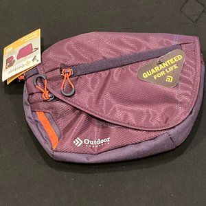 Outdoor Products Marilyn Fanny Pack Purple Pink Waistpack Purse Adjustable Strap